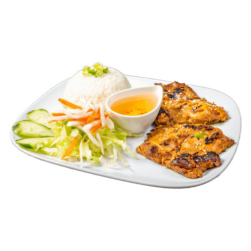 R1. Grilled Lemongrass Chicken Rice