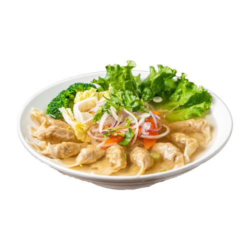 T3. Egg Noodle with a Veggie & Wonton Large