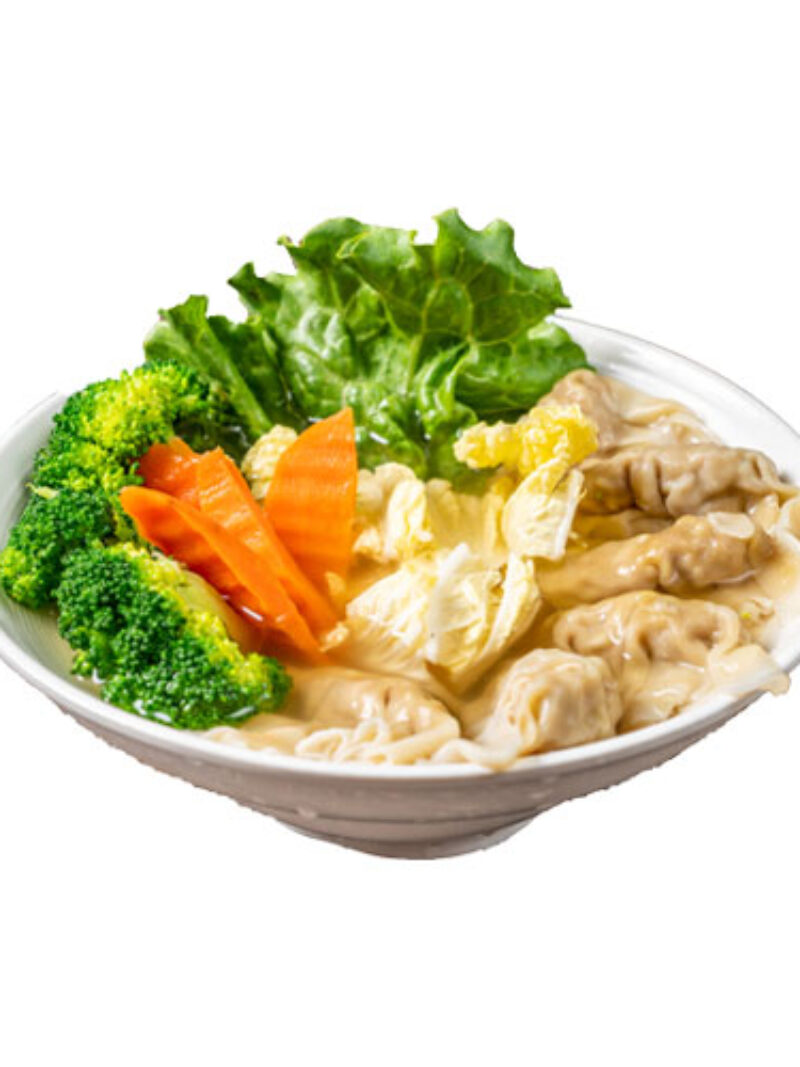 T4. Wonton Soup with a Veggie Large