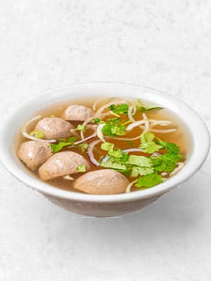D11. Beef ball w/soup