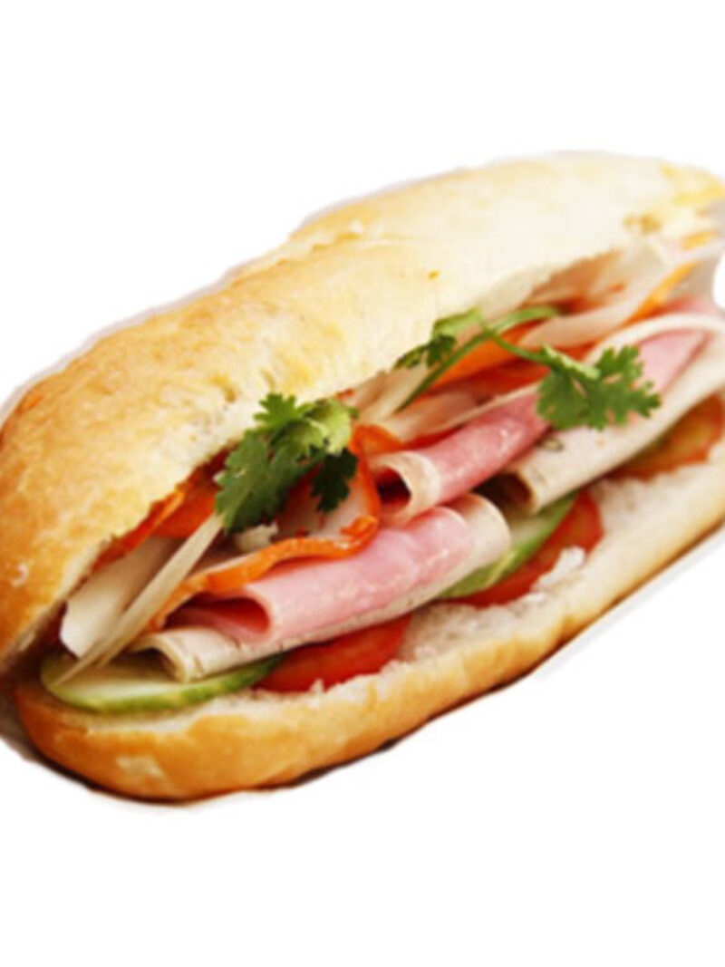 M6. Cold Cut Ham Bread with a Pop/Water