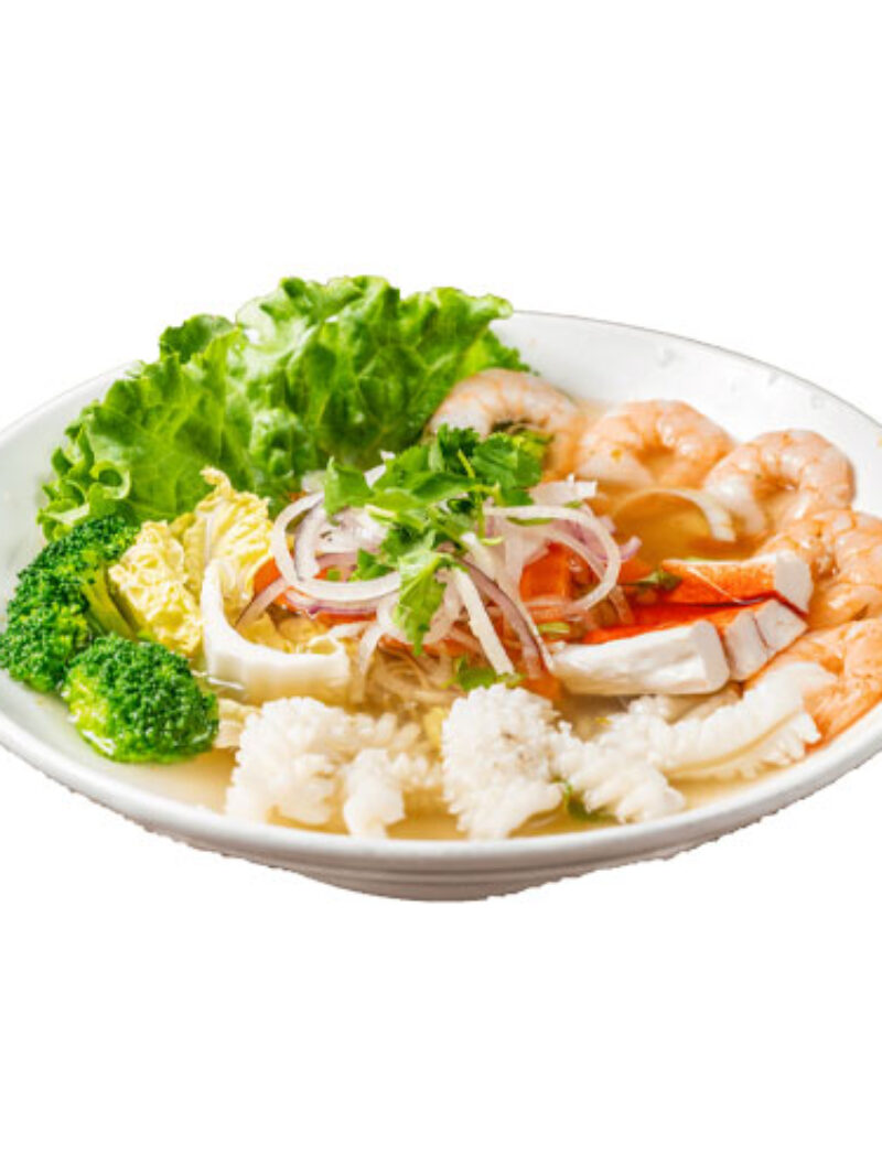 S3. Egg Noodle Seafood Soup Large