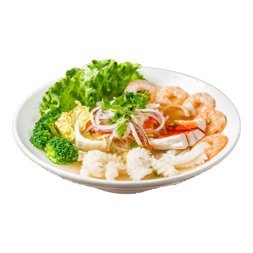 S3. Egg Noodle Seafood Soup Large