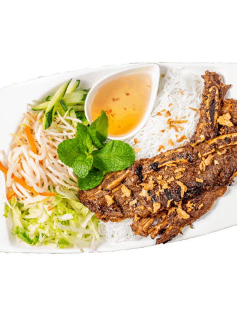 V13. Grilled Lemongrass Beef Ribs Vermicelli