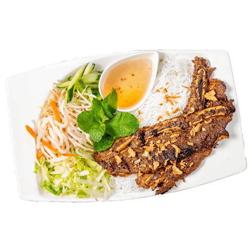 V13. Grilled Lemongrass Beef Ribs Vermicelli
