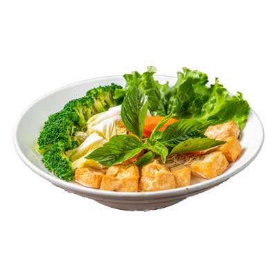 Veg4. Veggie Egg Noodle Soup